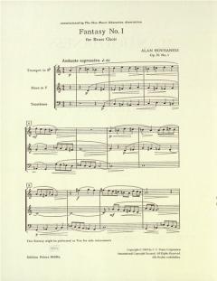 Fantasie Nr. 1 op. 70 Nr. 1 (Alan Hovhaness) 