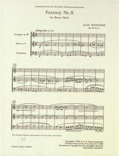 Fantasie Nr. 2 op. 70 Nr. 2 (Alan Hovhaness) 