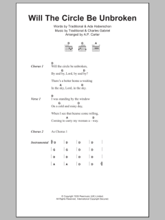 Can The Circle Be Unbroken von Traditional (Download) 