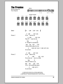 The Promise von Tracy Chapman (Download) 
