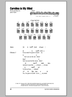 Carolina In My Mind von James Taylor (Download) 