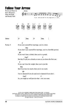 Follow Your Arrow (Download) 