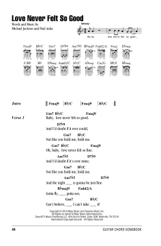 Love Never Felt So Good von Michael Jackson (Download) 