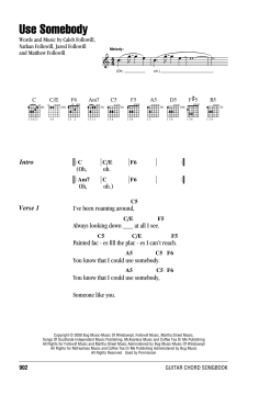 Use Somebody von Kings Of Leon (Download) 