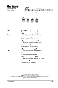 Mad World von Tears For Fears (Download) 