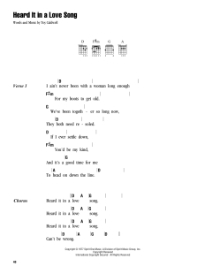 Heard It In A Love Song von Marshall Tucker Band (Download) 