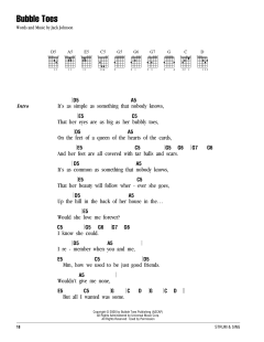 Bubble Toes von Jack Johnson (Download) 