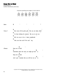 Keep Me In Mind von Wyatt Durrette (Download) 