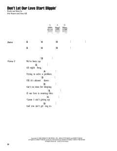 Don't Let Our Love Start Slippin' von Vince Gill (Download) 