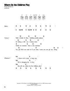 Where Do The Children Play von Cat Stevens (Download) 