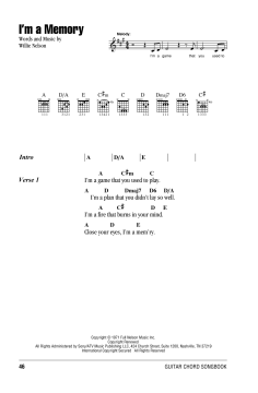 I'm A Memory von Willie Nelson (Download) 