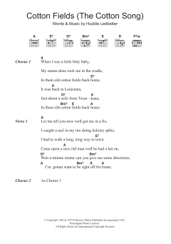 Cotton Fields (The Cotton Song) (Download) 