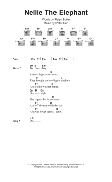 Nellie The Elephant von Ralph Butler (Download) 