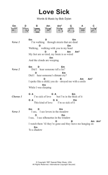 Love Sick von Bob Dylan (Download) 