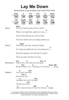 Lay Me Down von Sam Smith (Download) 