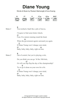 Diane Young von Vampire Weekend (Download) 