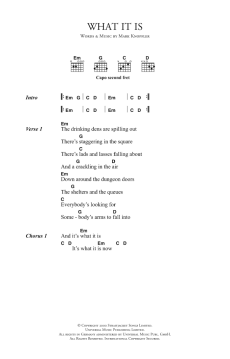 What It Is von Mark Knopfler (Download) 