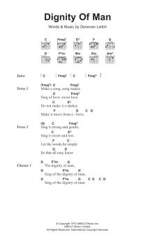 Dignity Of Man von Donovan (Download) 