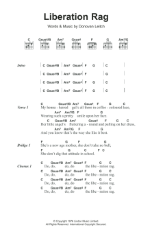 Liberation Rag von Donovan (Download) 