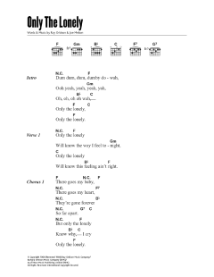 Only The Lonely (Know The Way I Feel) von Roy Orbison (Download) 