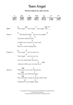 Teen Angel von Mark Dinning (Download) 