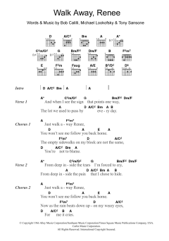 Walk Away, Renee von The Four Tops (Download) 