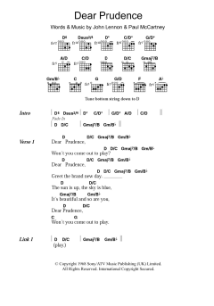 Dear Prudence von The Beatles (Download) 