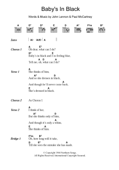 Baby's In Black von The Beatles (Download) 
