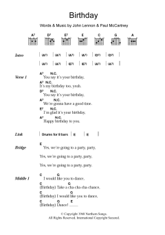 Birthday von The Beatles (Download) 