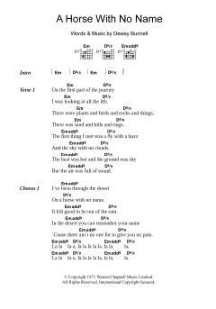 A Horse With No Name von America (Download) 