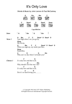 It's Only Love von The Beatles (Download) 