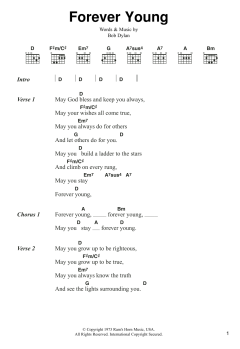 Forever Young von Bob Dylan (Download) 