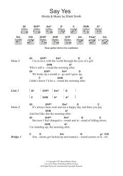 Say Yes von Elliott Smith (Download) 