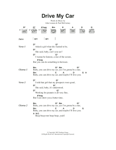 Drive My Car von The Beatles (Download) 