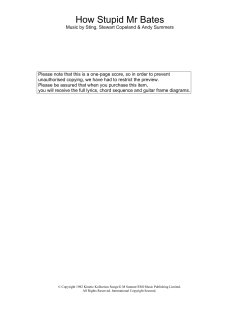 How Stupid Mr Bates von The Police (Download) 