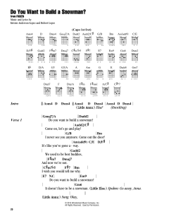 Do You Want To Build A Snowman? von Robert Lopez (Download) 