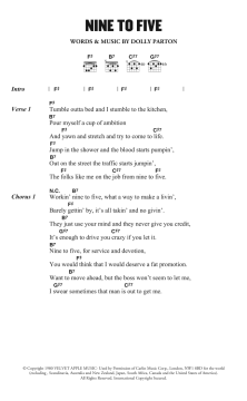 Nine To Five von Dolly Parton (Download) 