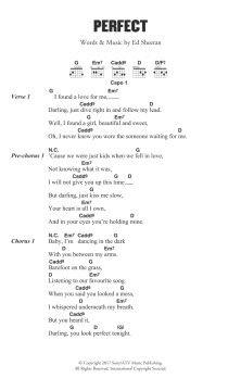 Perfect von Ed Sheeran (Download) 