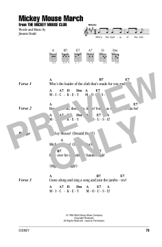 Mickey Mouse March von Jimmie Dodd (Download) 