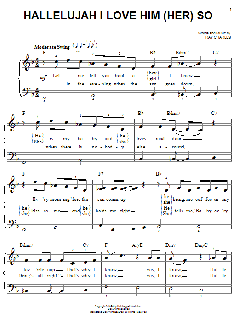 Hallelujah I Love Him (Her) So von Peggy Lee (Download) 
