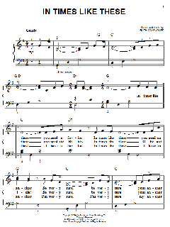 In Times Like These von Ruth Caye Jones (Download) 