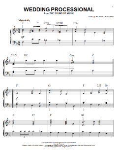 Wedding Processional von Rodgers & Hammerstein (Download) 
