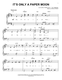It's Only A Paper Moon von Billy Rose (Download) 