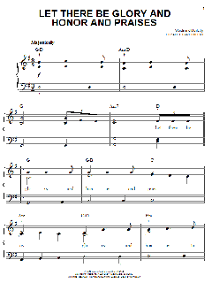 Let There Be Glory And Honor And Praises von Elizabeth Greenelsh (Download) 
