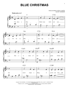 Blue Christmas von Elvis Presley (Download) 