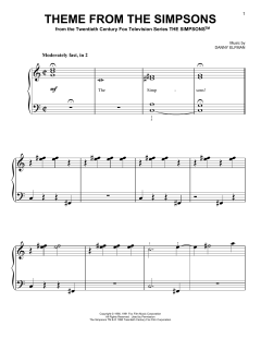 Theme From The Simpsons von Danny Elfman (Download) 