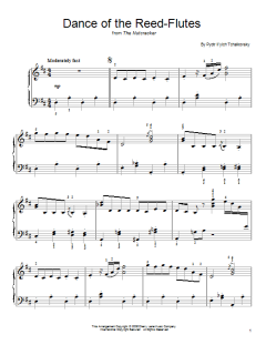 Dance Of The Reed-Flutes von Pyotr Il'yich Tchaikovsky (Download) 