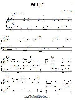 Will I? von Jonathan Larson (Download) 