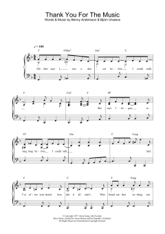Thank You For The Music von ABBA (Download) 