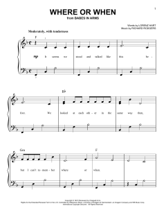 Where Or When von Lorenz Hart (Download) 